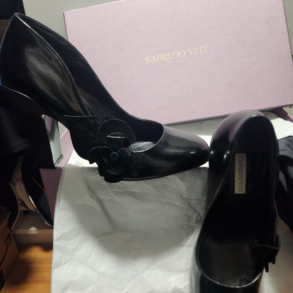 Fabrizio Viti Black Pumps